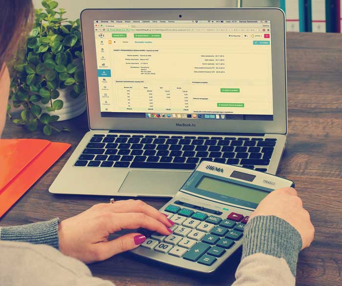 Reviewing financial information and calculations